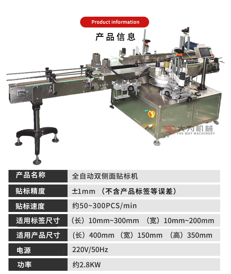全自動雙側(cè)面貼標機(圖3)